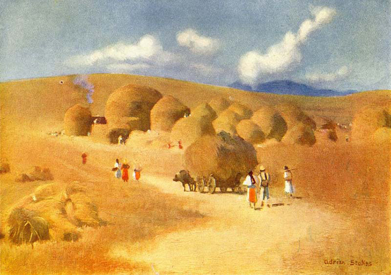 Harvest-time in Transylvania